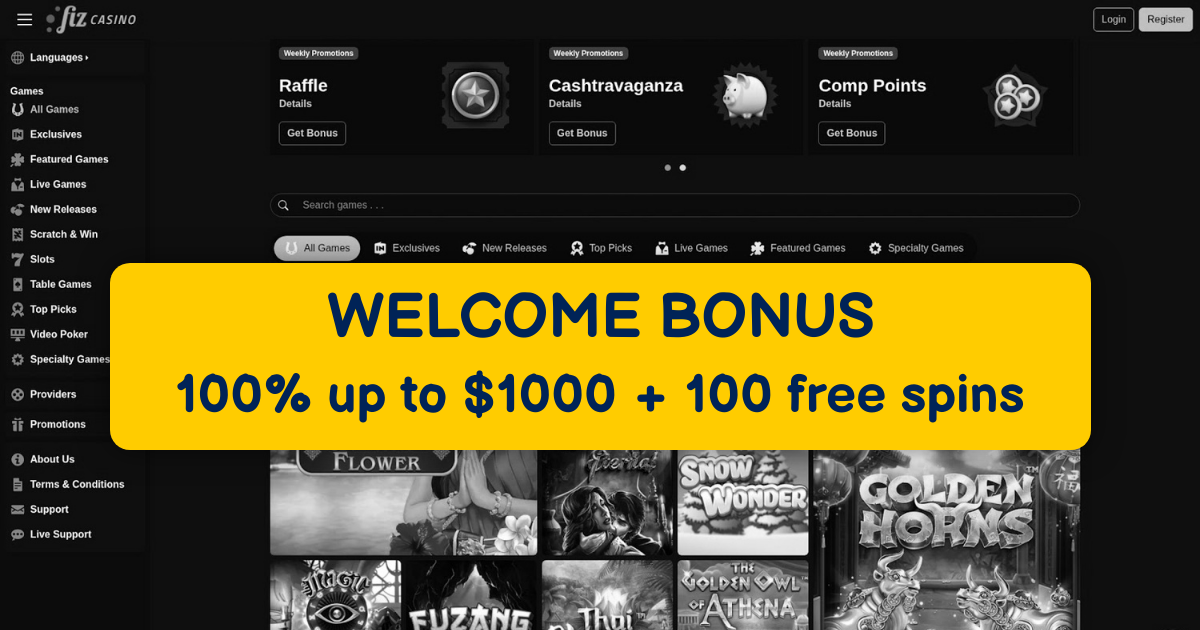Fiji Casino welcome bonus