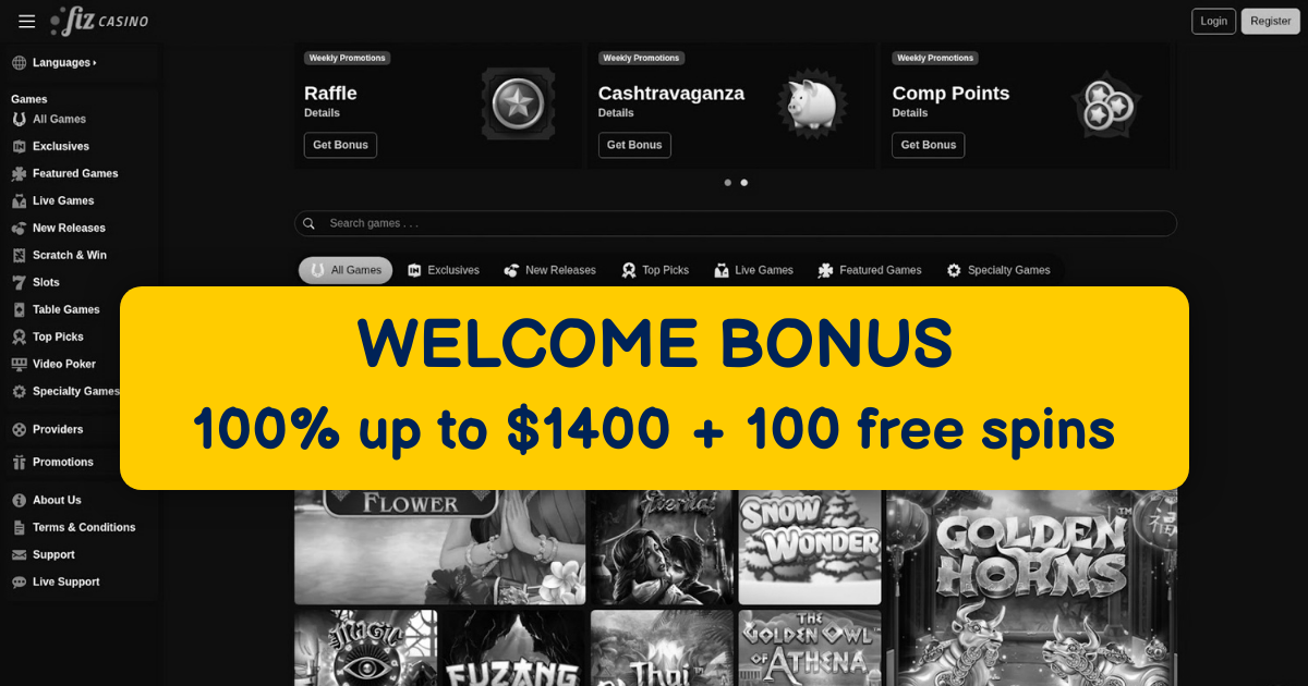 Fiji Casino welcome bonus
